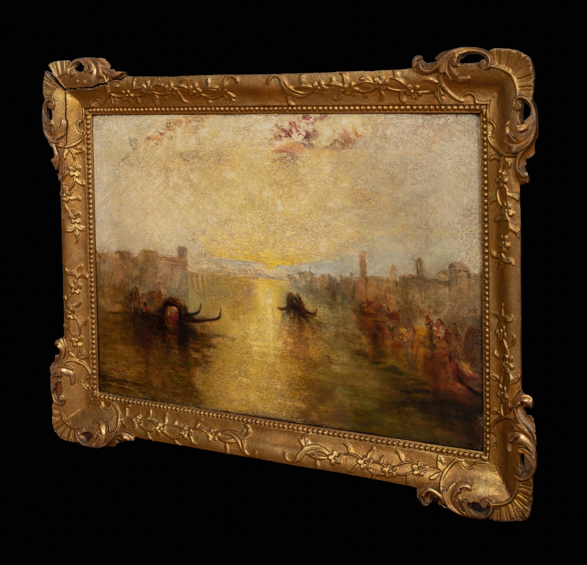 Saint Benedetto, View Of Fusina, Venice, 19th Century  School Of Joseph Mallord William Turner-photo-3