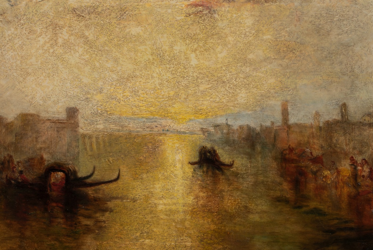 Saint Benedetto, View Of Fusina, Venice, 19th Century  School Of Joseph Mallord William Turner-photo-1