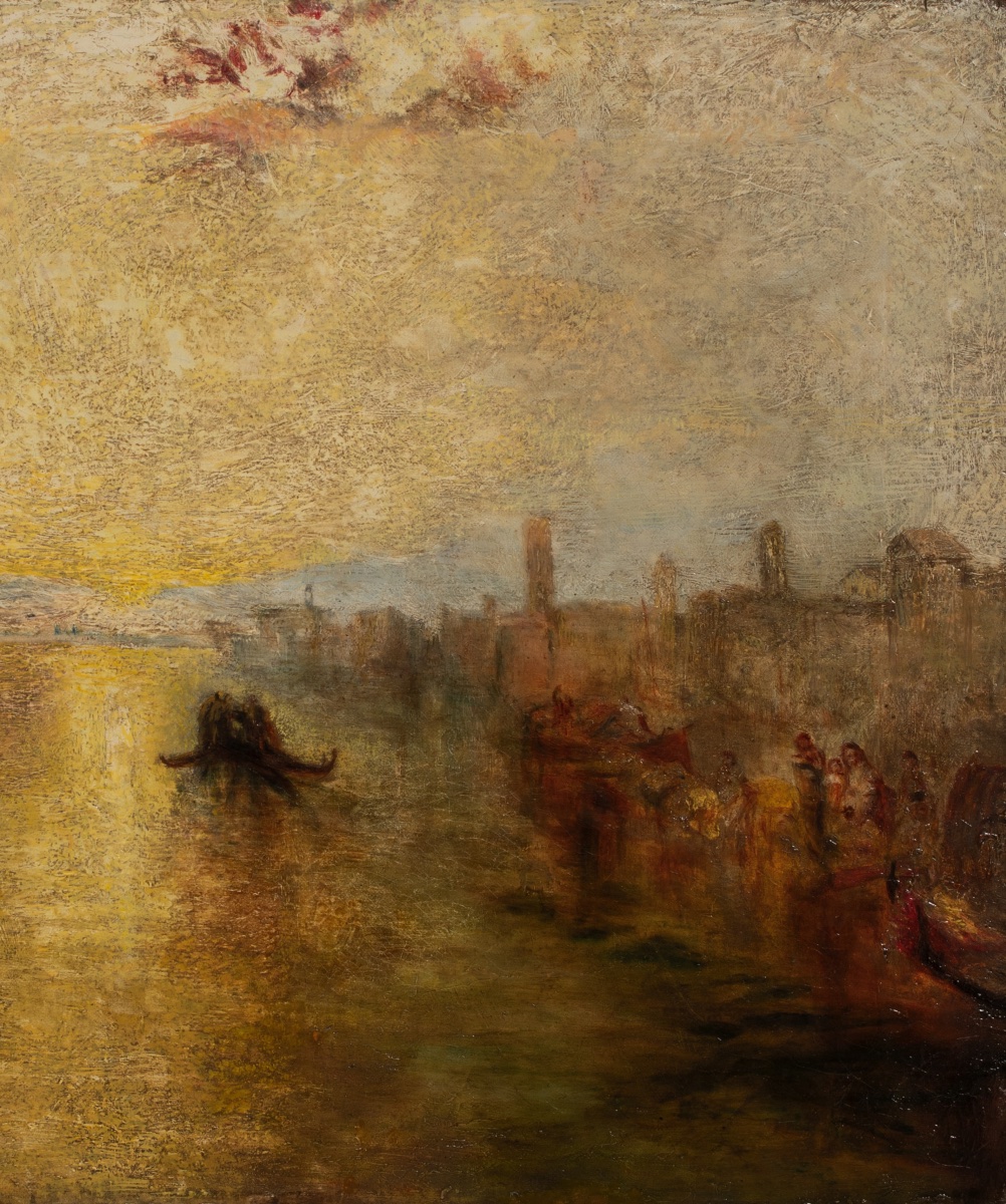 Saint Benedetto, View Of Fusina, Venice, 19th Century  School Of Joseph Mallord William Turner-photo-2