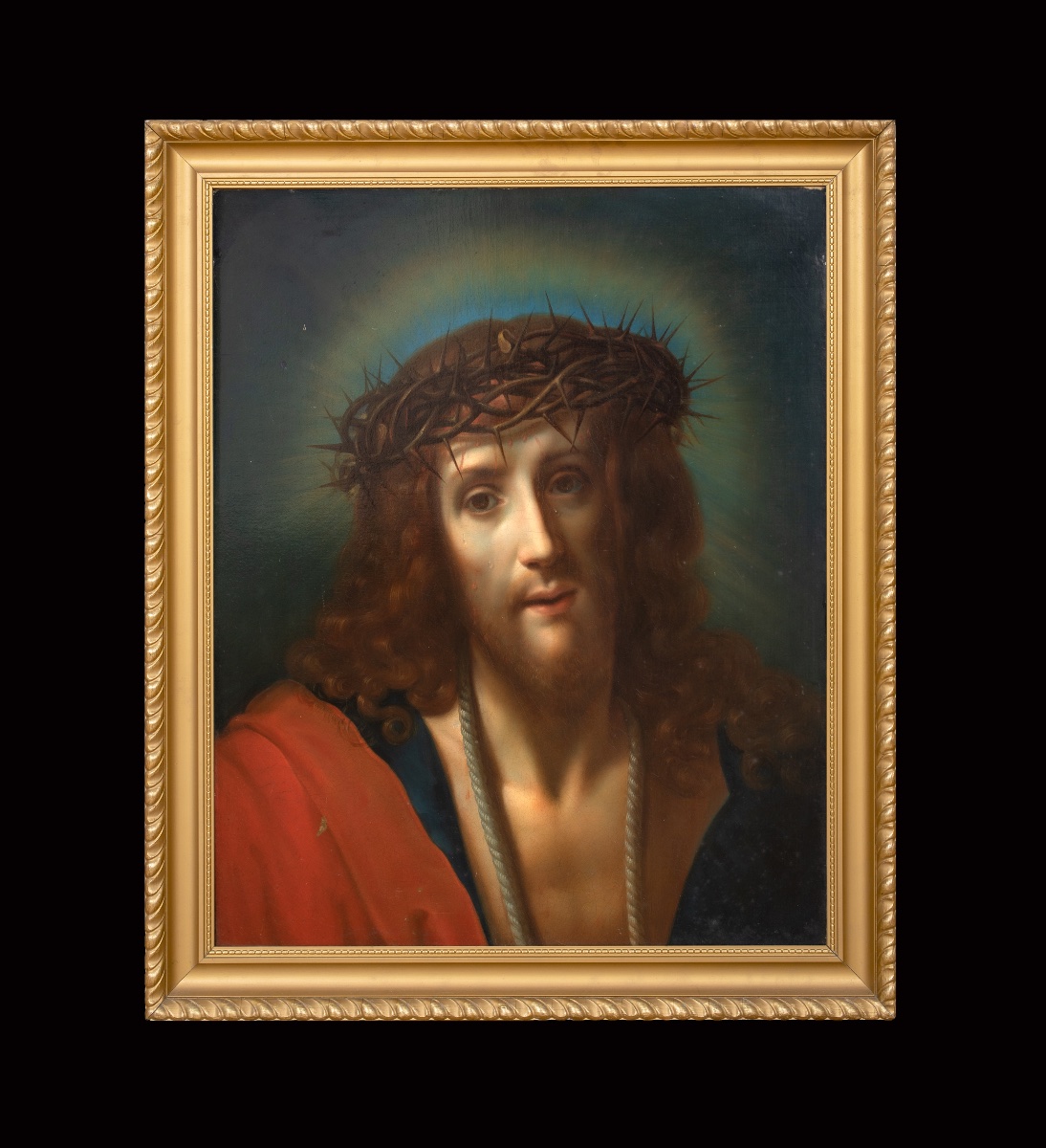 ECCE HOMO, XVIIe siècle  Suiveur de Carloe Dolci (1616-1686) -photo-7
