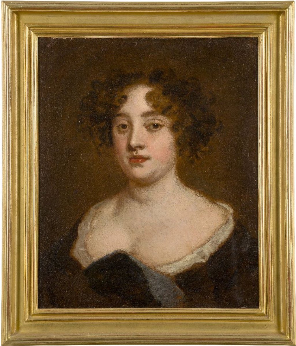 Studio Of Sir Peter Lely (british 1618-1680) - Portrait Of Lady Francklin Of Bedfordshire-photo-2