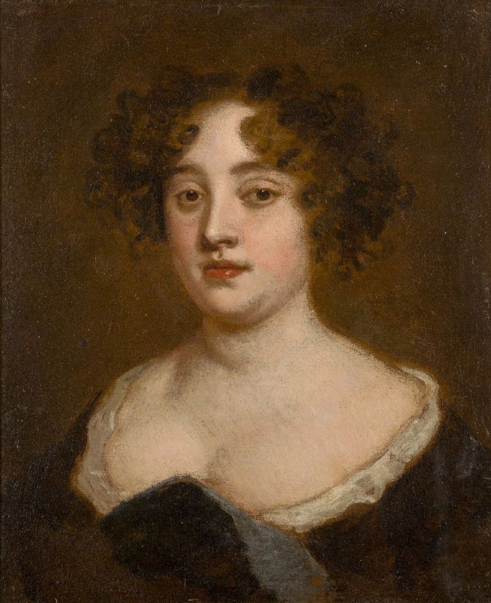 Studio Of Sir Peter Lely (british 1618-1680) - Portrait Of Lady Francklin Of Bedfordshire