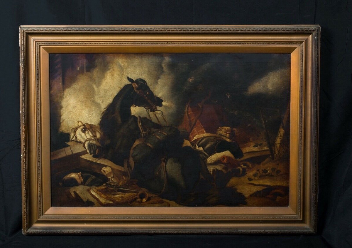 Cheval De Guerre Napoléonien, XIXe Siècle  d'Après Sir Edwin Henry Landseer (1802-1872)-photo-3