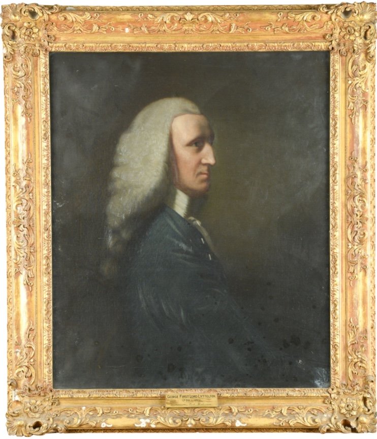 Portrait Of George, 1st Lord Lyttelton (1709-1773) John Lewis Reilly (1835-1922)-photo-4