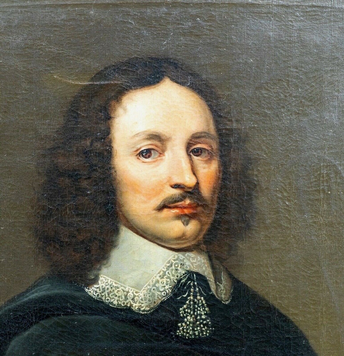 Portrait Of William Yorke (1609-1666), 17th Century Attributed To Edward Bower (fl. 1635 - 1667)-photo-3