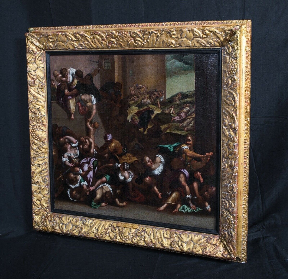 The Massacre Of The Innocents, XVIth Century Workshop Of Tintoretto (1518-1594)-photo-3