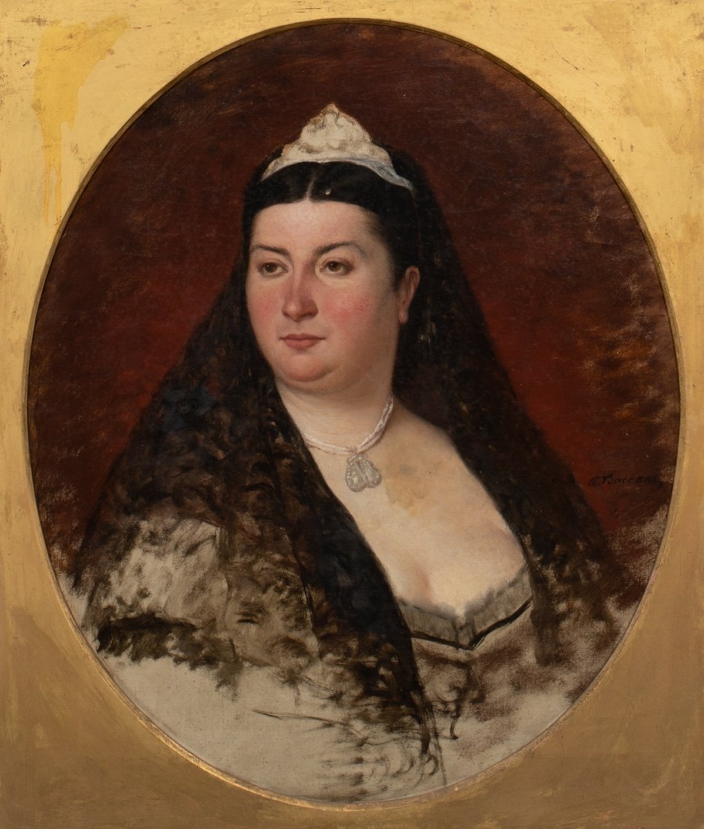 Portrait d'Une Grosse Princesse, Que l'On Croit être La Princesse Mary Adelaide De Cambridge-photo-2