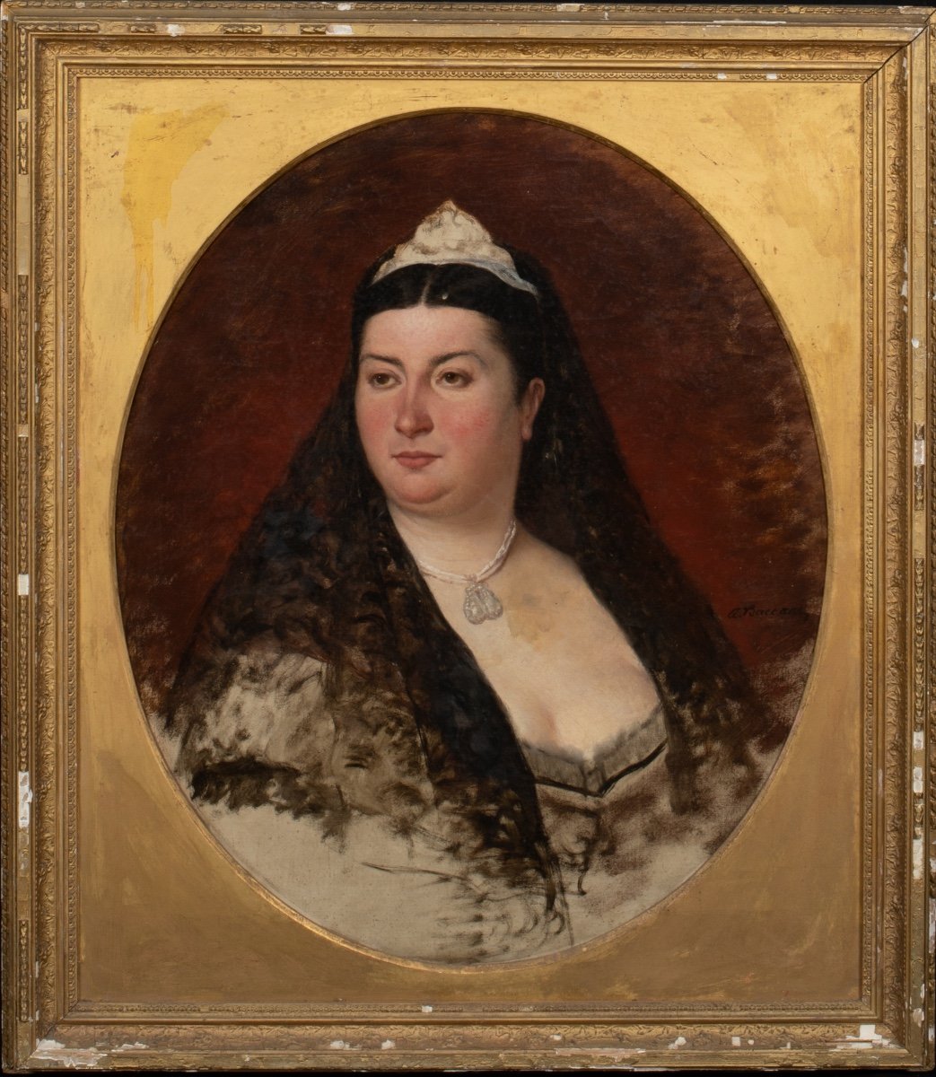 Portrait d'Une Grosse Princesse, Que l'On Croit être La Princesse Mary Adelaide De Cambridge