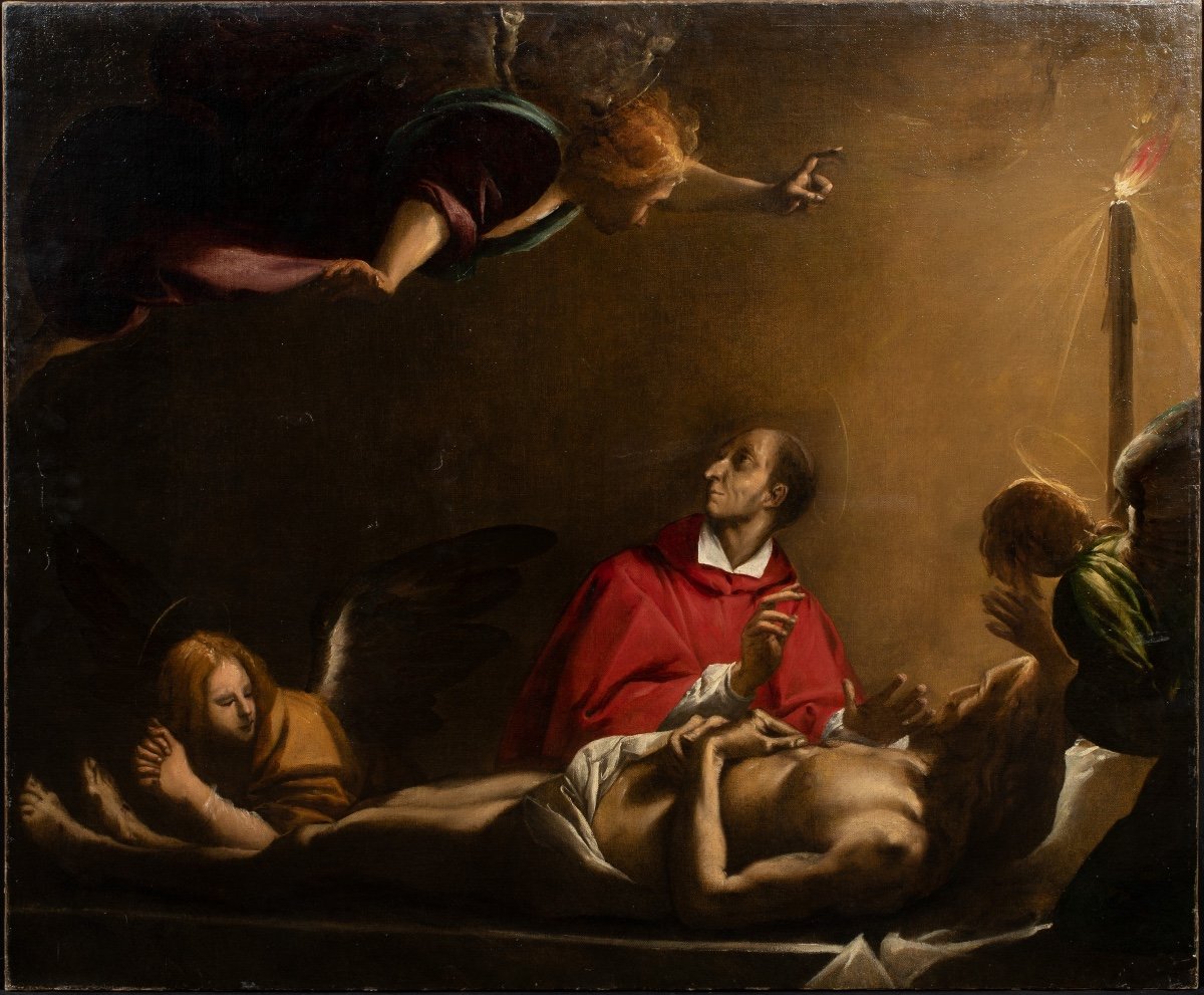 La Déploration De La Mort Du Christ, XVIIe Siècle  Disciple De Pier Francesco Mazzucchelli