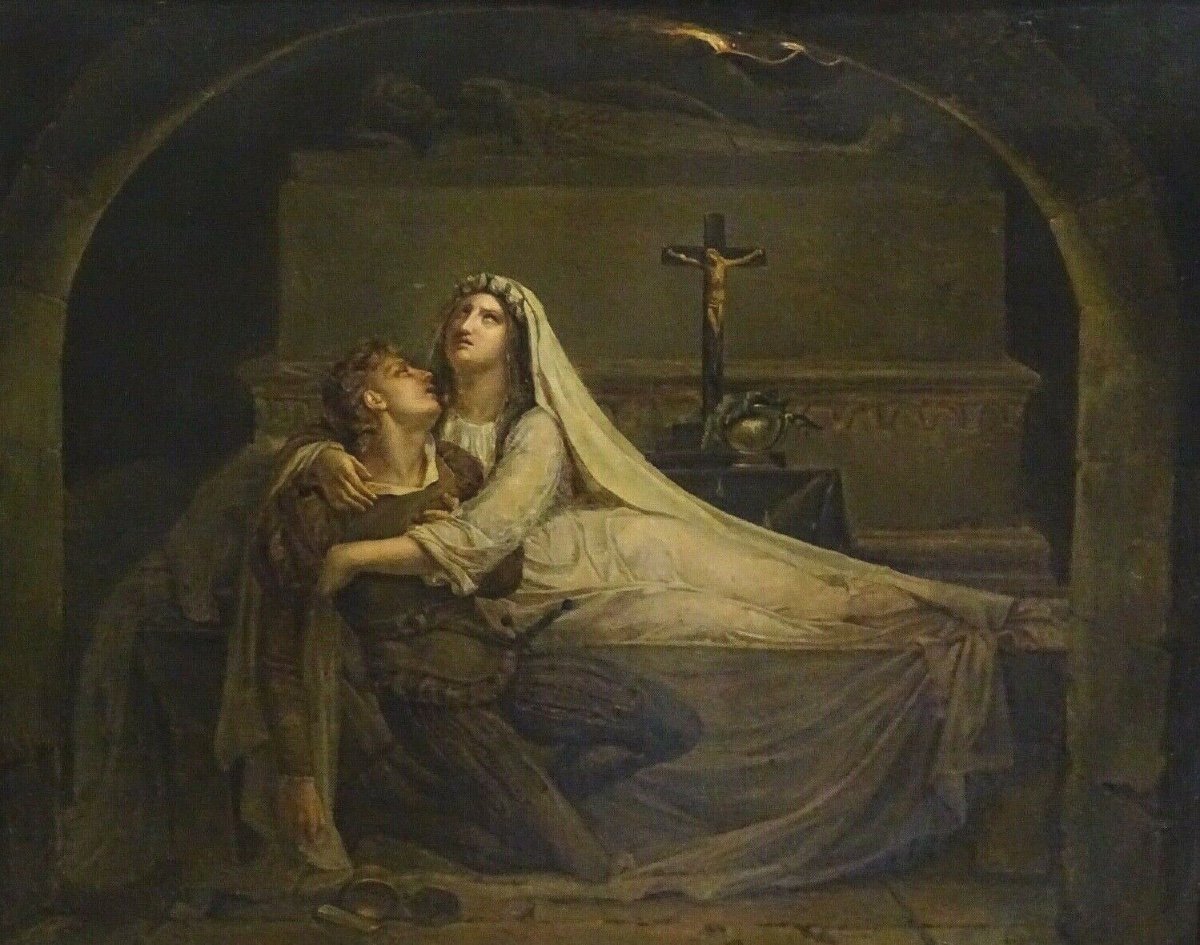 The Death Of Romeo, 19th Century English School - Dates 1823