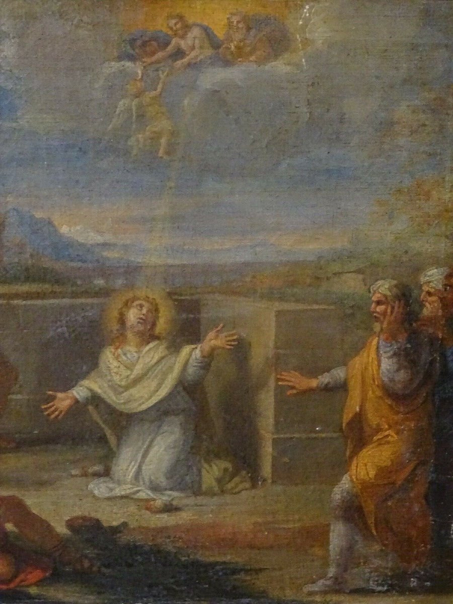 La Lapidation De Saint Etienne, XVIIe Siècle  Ecole De François Verdier (1651-1730)  -photo-4