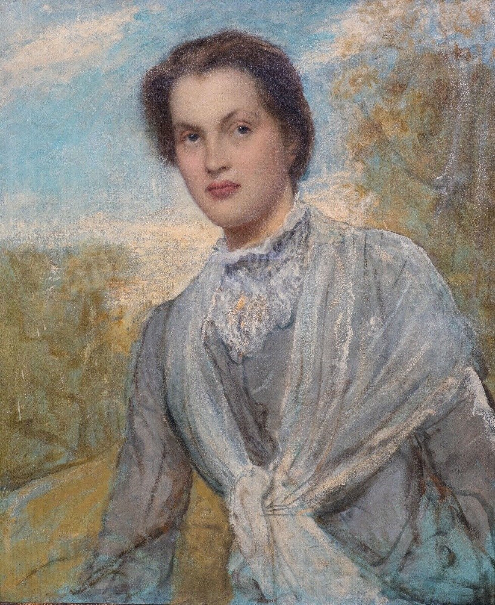 Portrait De Francis Wait, XIXe Siècle  Attribué à George Richmond (1809-1896)-photo-2
