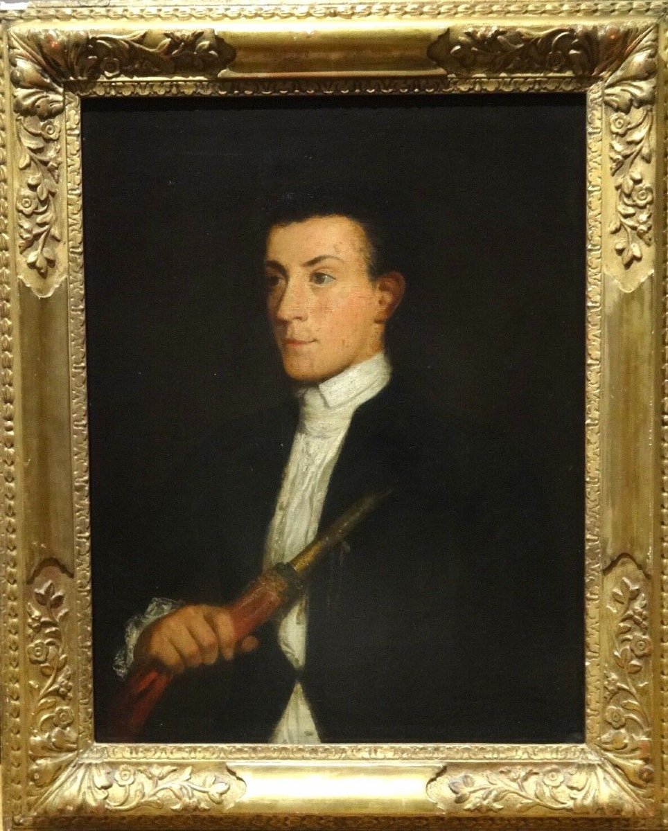 Portrait d'Un Joueur De Zampogna, XVIIIe Siècle  Circa 1770 Ecole Italienne-photo-2