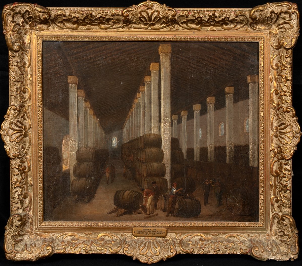 Wine Store, Bodega Of Hayward, Wilson & Co, Jerez-de-la-frontera, 19th Century