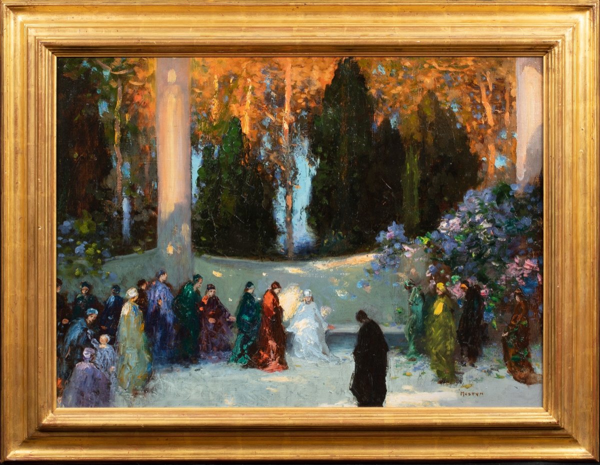 The Public, Circa 1900 By Tom Edwin Mostyn, King, Rwa, Rca (british, 1864--1930)