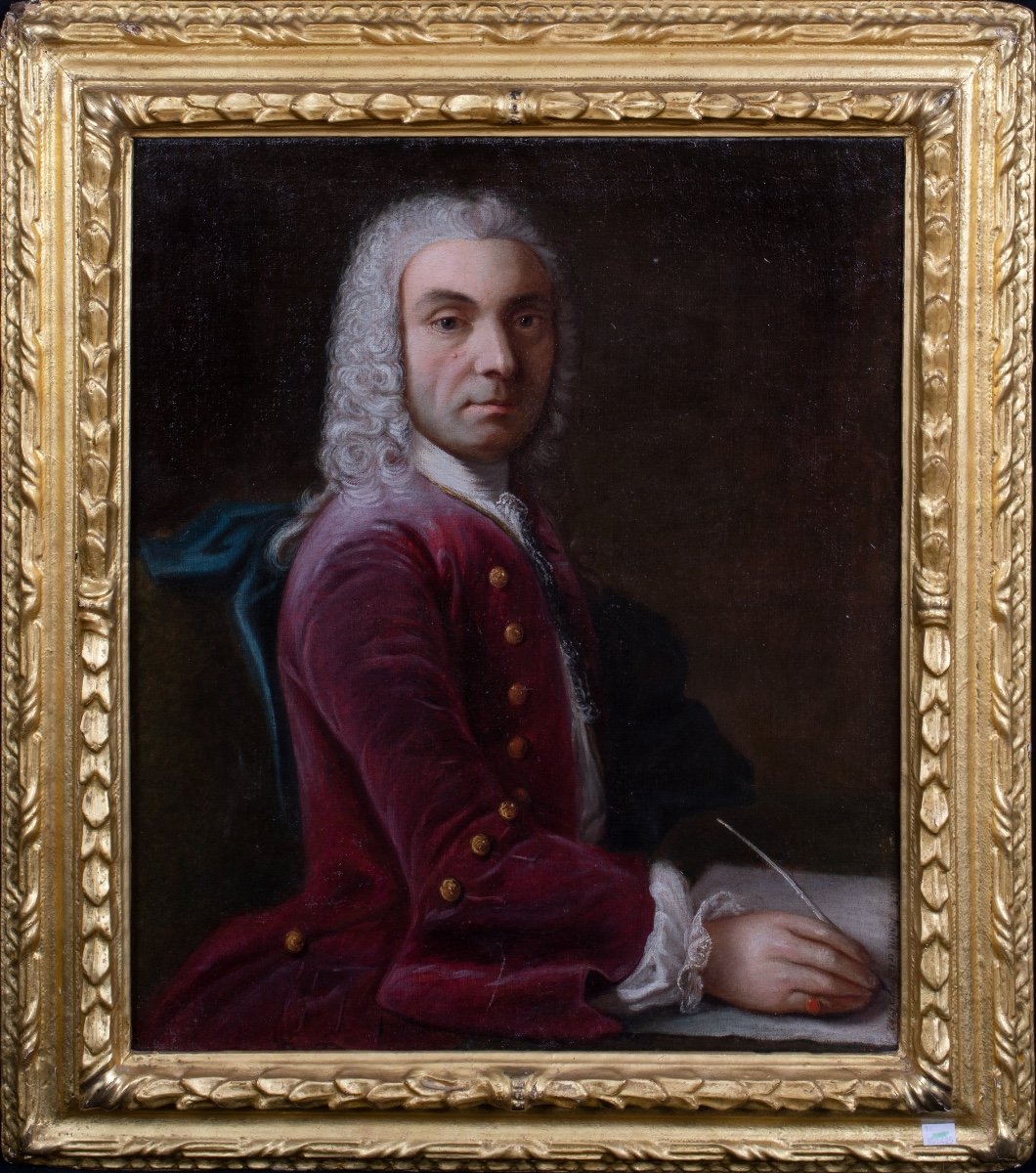Portrait d'Un Marquis Espagnol, XVIIIe Siècle  Attribué à Louis-michel Van Loo (1707-1771)  -photo-2