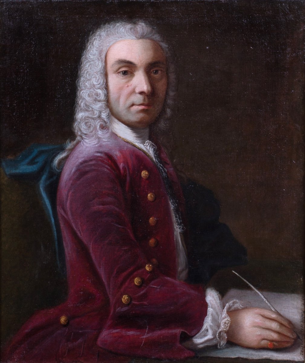 Portrait d'Un Marquis Espagnol, XVIIIe Siècle  Attribué à Louis-michel Van Loo (1707-1771)  