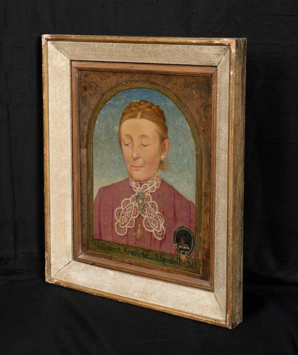 Maxwell Ashby Armfield (1882-1972) Portrait De La Mère De l'Artiste, Margaret Armfield Maxwell-photo-3