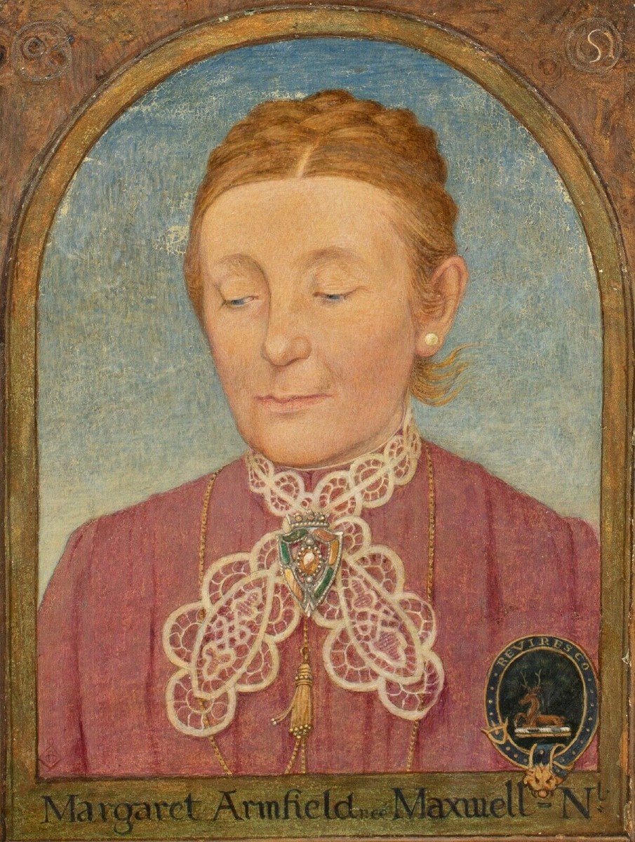 Maxwell Ashby Armfield (1882-1972) Portrait De La Mère De l'Artiste, Margaret Armfield Maxwell