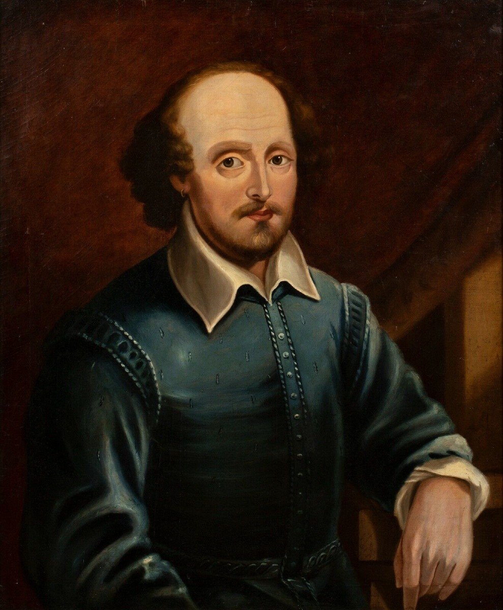 Portrait De William Shakespeare (1564-1616), 19ème Siècle  Par Thomas Spinks Daté 1861