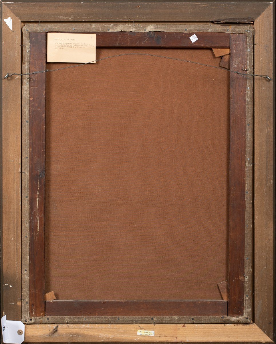 Scène De Rue De Malaga, XIXe Siècle  Reuben Le Grande Johnston (1850-1918)  -photo-3