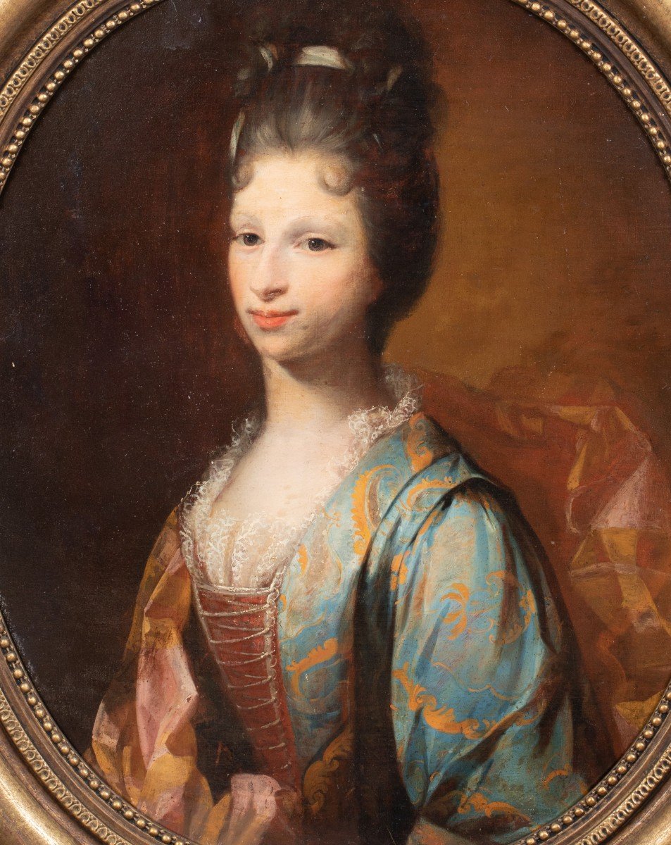 Portrait De Madame De Cotte, Vers 1710  -photo-2