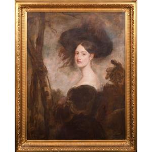 Portrait Of Lady Campbell, 18th Century Circle Of George Romney (1734-1802)