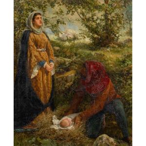 Rest From The Flight Into Egypt, 19th Century William Holman Hunt (1827-1910)