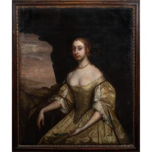 Portrait De Katherine Stanhope, Comtesse De Chesterfield (1609-1667) Sir Peter Lely