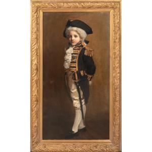 Portrait d'Un Enfant En Lord Nelson, 19ème Siècle  Frank Thomas Copnall (1870–1949)