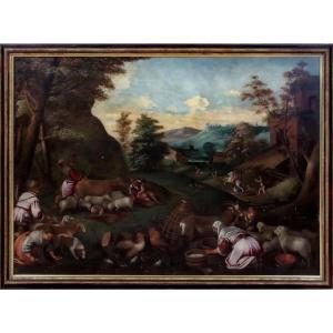 An Allegory Of Spring, 16th Century Workshop Of Jacopo Bassano (1510-1592) 