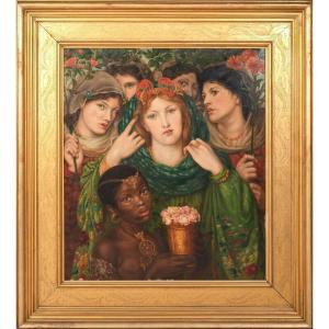 La Bien-aimée (la Mariée) 19ème Siècle  école De Dante Gabriel Rossetti (1828–1882)  