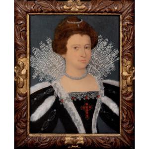 Portrait Of A Queen Elizabeth I Of England (1533-1603), 16th Century Nicholas Hillard