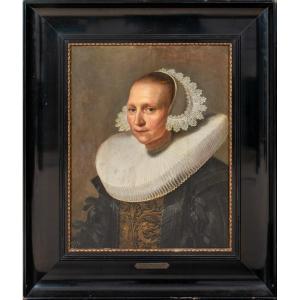 Portrait d'Une Dame,  XVIIe Siècle  Par Jan Cornelisz Verspronck (1597-1662)