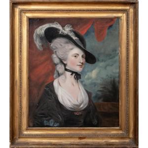 Portrait Of Lady Mary Robinson (1757-1800), 18th Century. Circle Of Sir Joshua Reynolds. 
