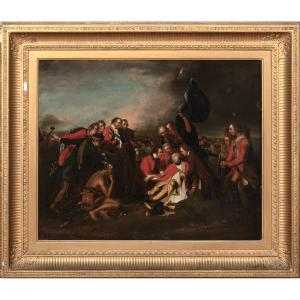 The Death Of General Wolfe, Battle Of Quebec 1759, 18th Century. Benjamin West's Space 