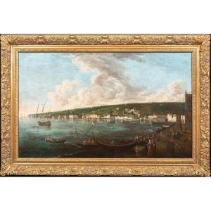 View Of Posillipo From The Riviera Di Chiaia, Circa 1695 Angelo Maria Costa (1670-1721)