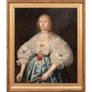 Portrait Of Catherine Murray (née Bruce), Countess Of Dysart, 17th Century