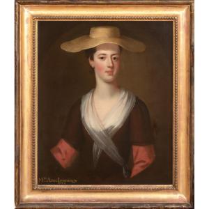 Portrait de Mme Ann Jennings, daté de 1728 Enoch Seeman (1689-1744) Grand portrait
