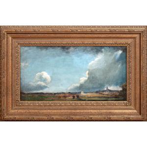 Paysage, Étude de cumulus, début du XIXe siècle Attribué à John Constable (1776-1837)