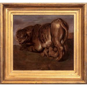 Tigress And Her Three Cubs, 17th Century School Of Peter Paul Rubens (1577–1640)