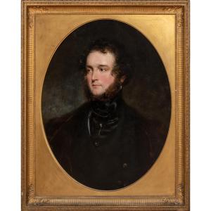 Portrait du comte d'Orsay, Alfred Guillaume Gabriel Grimod d'Orsay, XIXe siècle  FRANCIS GRANT