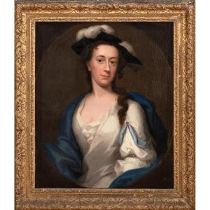 Portrait de Mary Doughty, 1747  par John Theodore Heins (1697-1756)  