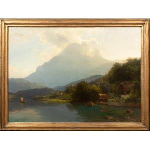 Mont Rigi, Suisse, XIXe Siècle  Eduard Schonfeld (1839-1885) 