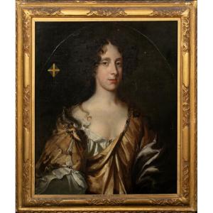 Portrait De Barbara Palmer, Duchesse De Cleveland, XVIIe Siècle  Atelier De Sir Peter Lely 