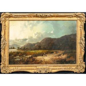 Près De Cader Idris Au Nord Du Pays De Galles, XIXe Siècle  Par Sidney Richard Percy 1821-1886