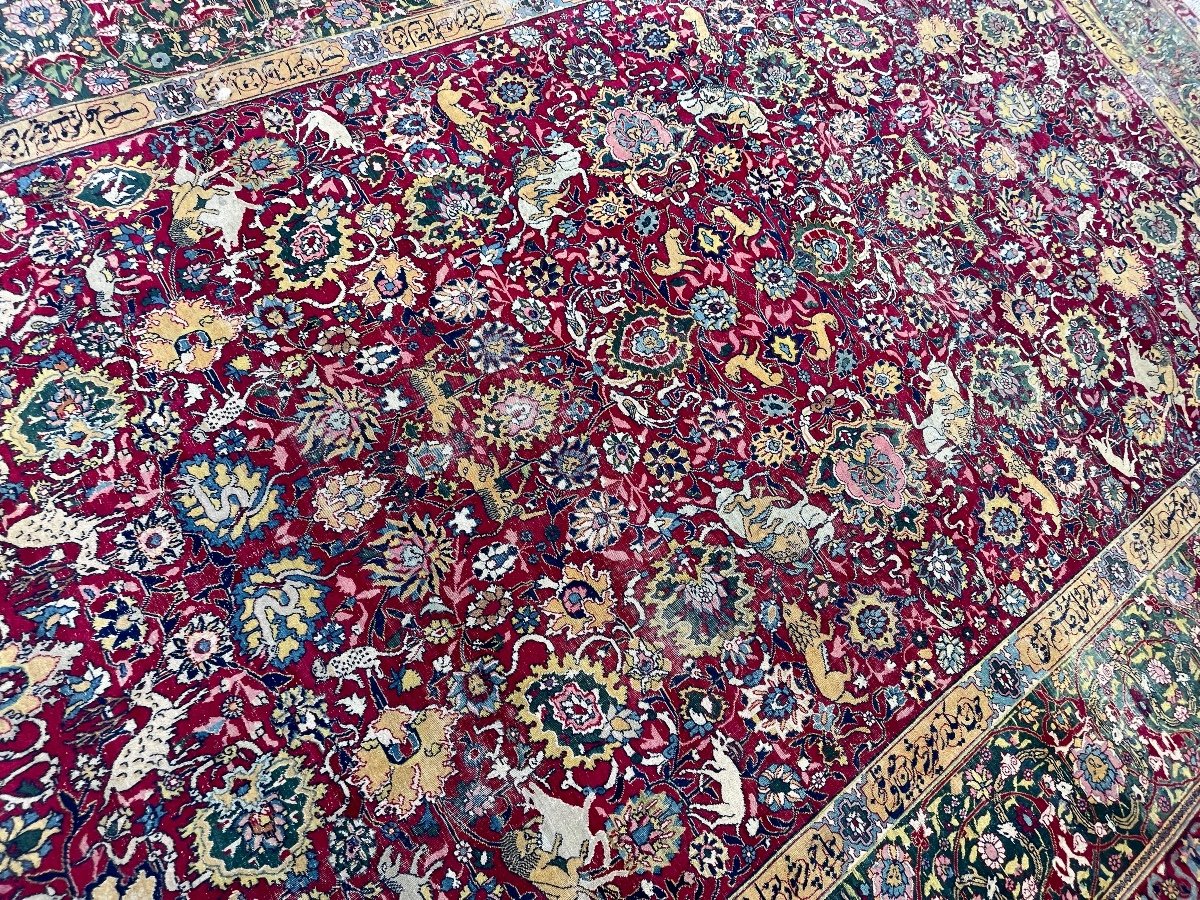 Persian Rug, Old Tabriz, Circa 1920, Emperor's Carpet-photo-2