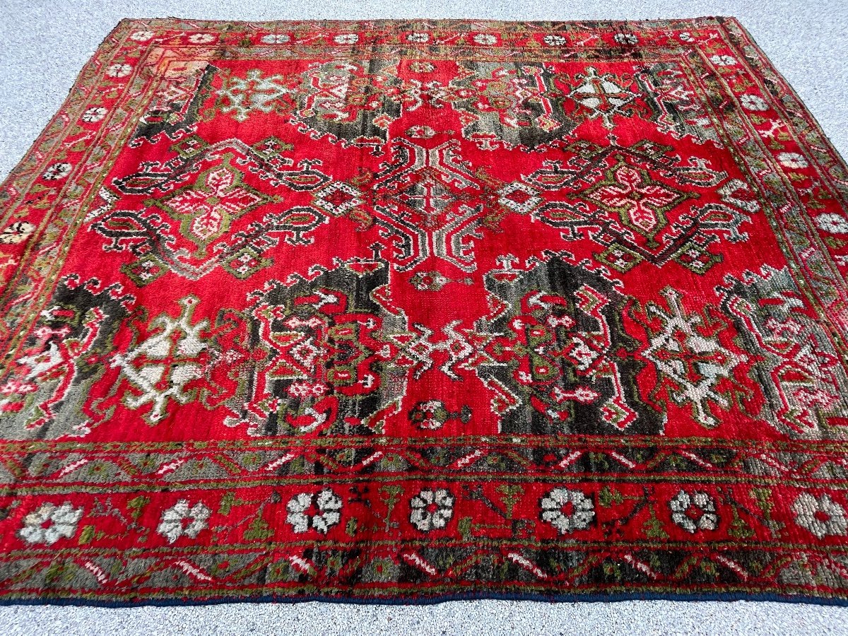 Turkish Oushak Rug, Circa 1900-photo-2