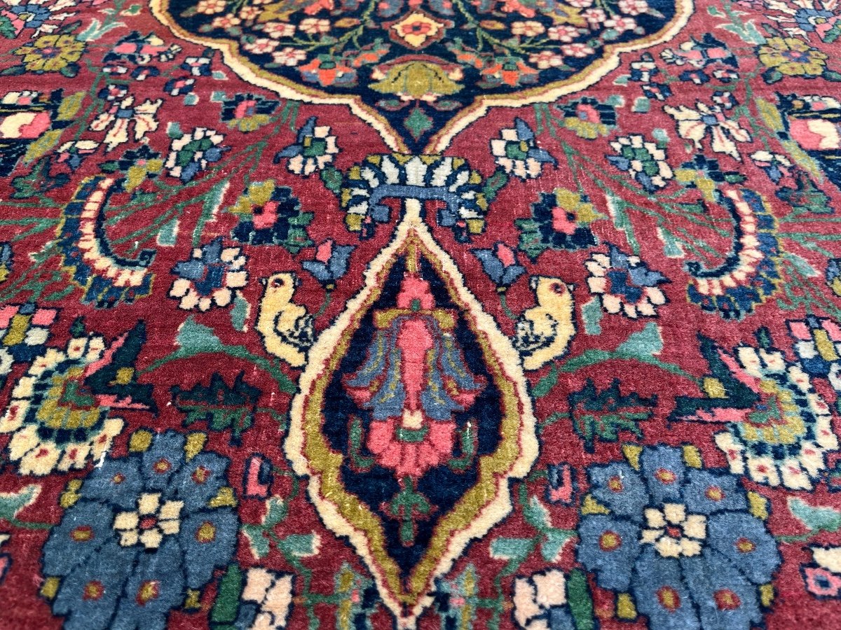 Antique Keshan Dabir Rug, Circa 1920-photo-7