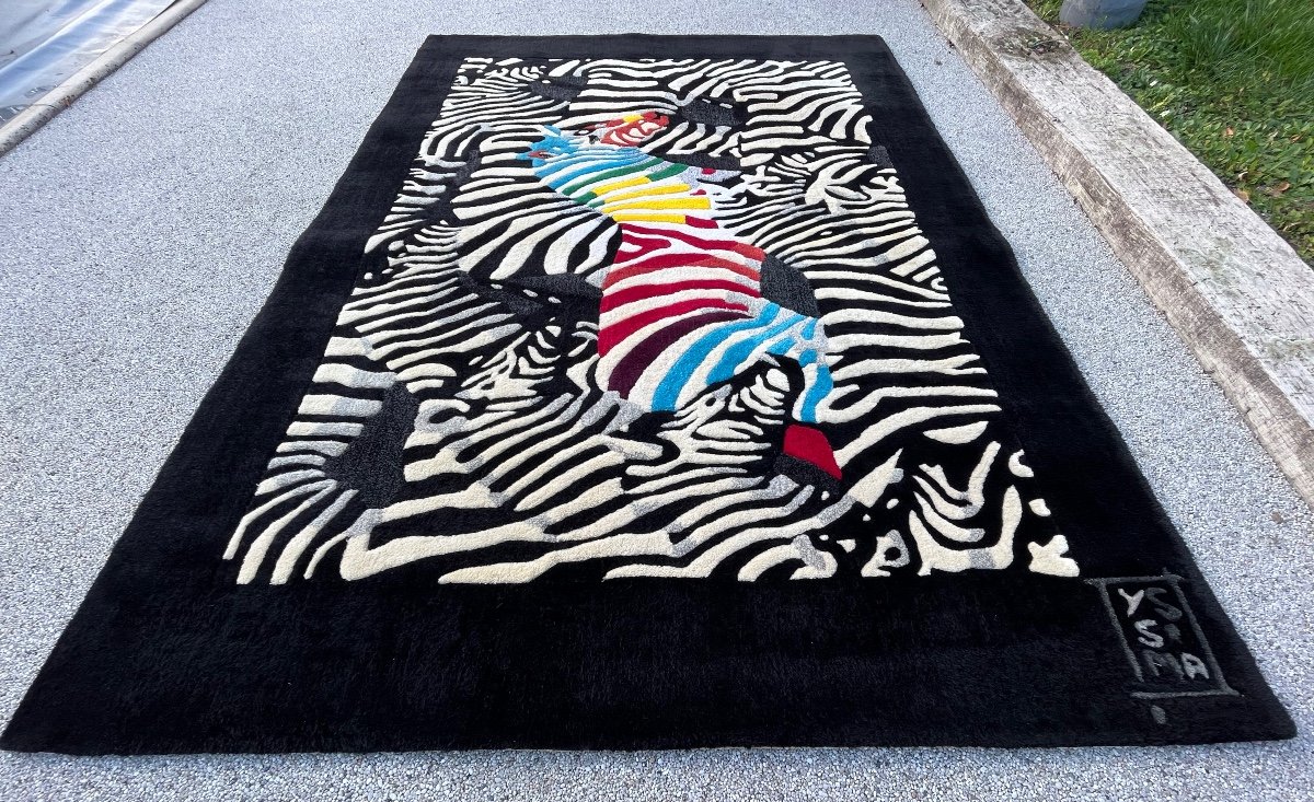 Tapis ZEBRA Tufté Main, Design Nini Ferrucci -photo-2
